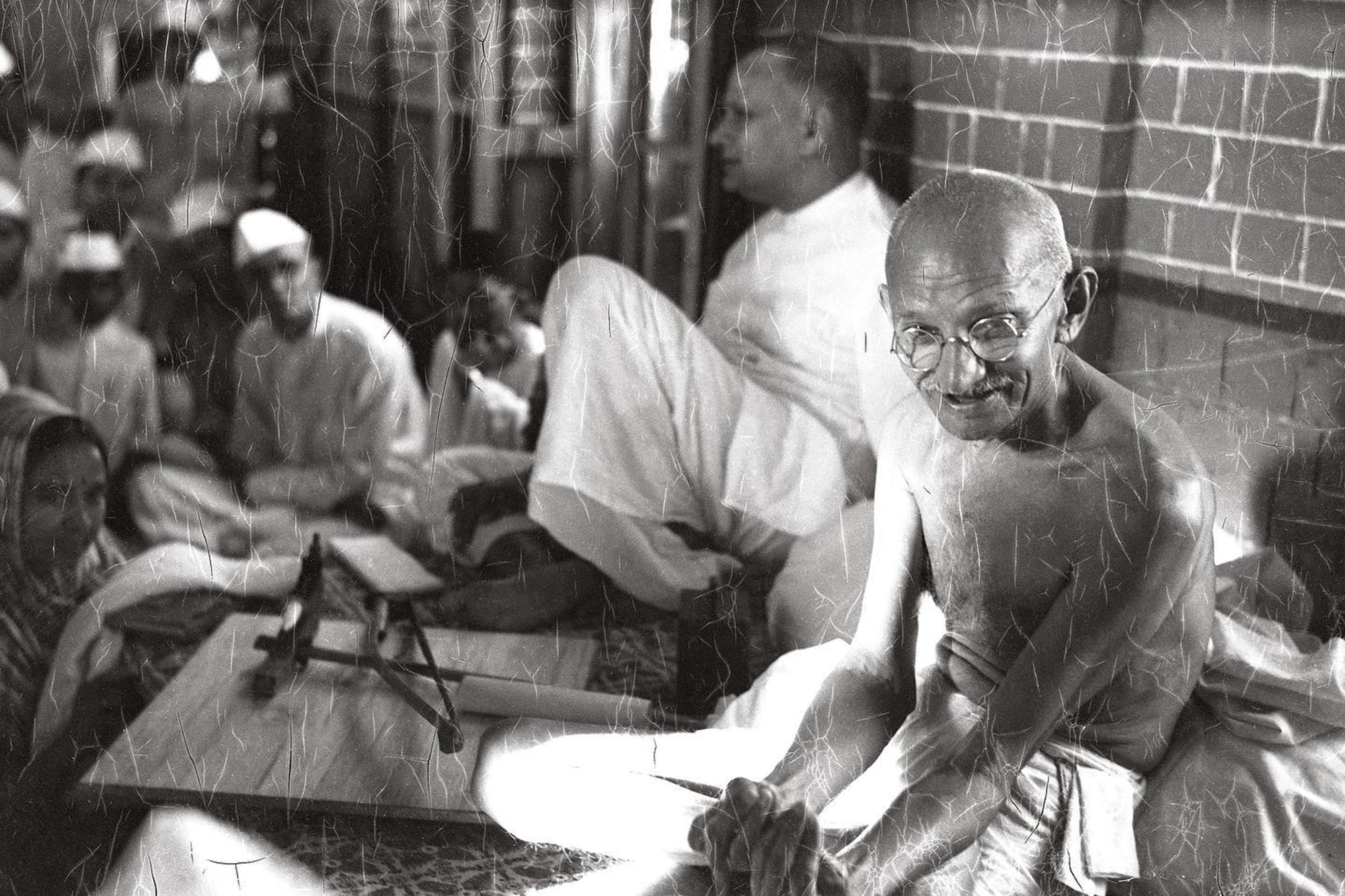 Gandhi by Kulwant Roy